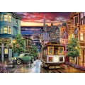 Puzzle San Francisco de 3000 piezas grande Ciudad colorida