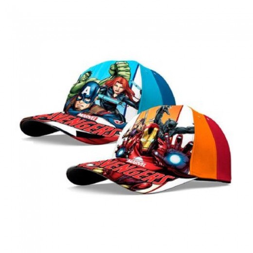 Gorra de los vengadores en 2 modelos Avengers de Marvel infantil con visera
