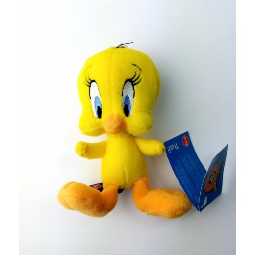 Peluche de Piolin Original pajarito amarillo Looney Tunes 14 cm Tweety