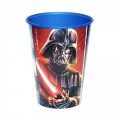Vaso de Star Wars 260 ml azul fuerza oscuridad Dart Vader stormtrooper plastico