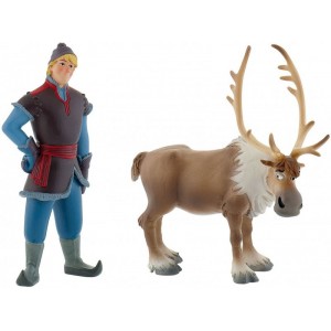 Figuras de Frozen Kristoff y Sven reno Bullyland 13062 PVC kristof