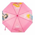 Paraguas plegable de princesas Disney Rosa para niña con funda 46CM