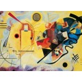 Puzzle de 1000 piezas yellow red blue amarillo rojo azul cuadro de Kandinsky