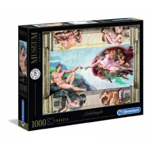 Puzzle de 1000 piezas La creación del Hombre pintura de Michelangelo
