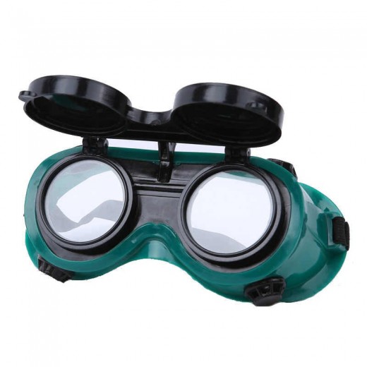Gafas de protección para soldar ajustable de soldador protege de chispas y luz