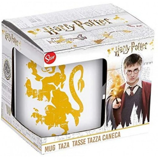 Taza de Harry Potter con emblema gryffindor en caja 325 ml de cerámica desayuno