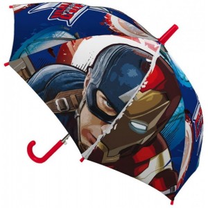 Paraguas de los Vengadores Marvel Capitán américa y Iron Man 45 cm