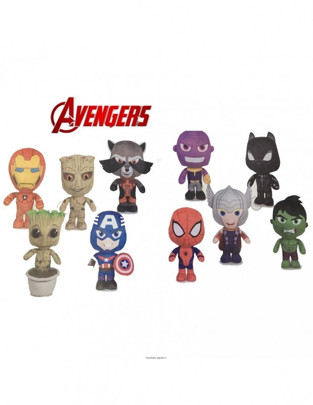 peluches de los vengadores