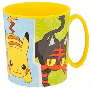 Taza de Pokemon Pikachu especial para Microondas 350 ml Amarilla Dibujos