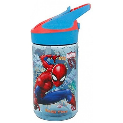 Botella Tritan con bebedor 480 ml de Spiderman cantimplora Spider man colegio