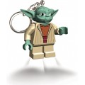 LLavero de Lego de yoda Star wars con mini linerna led Joda Jedi Starwars