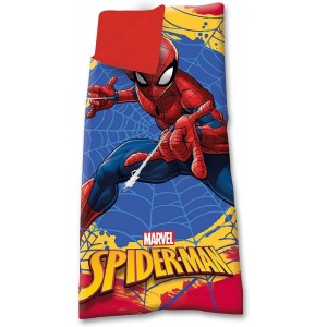 Saco de dormir de Spiderman para camping acampada con funda Spider man