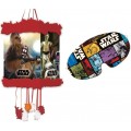 Piñata con antifaz de Star Wars para cumpleaños 20X30 cm cumpleaños