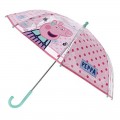 Paraguas transparente de Peppa Pig Grande