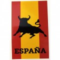Toalla de España bandera de España con Toro poliester 140 x 70 cm secado rapido