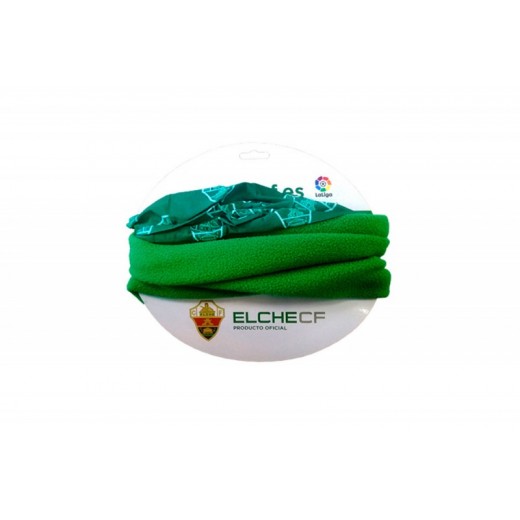 Braga de cuello del Elche club de fútbol calentita polar Verde talla única