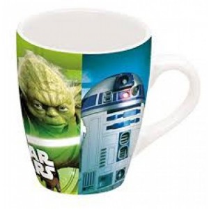 TAZA de Star Wars Yoda de porcelana Mug desayuno StarWars paratrooper r2-d2