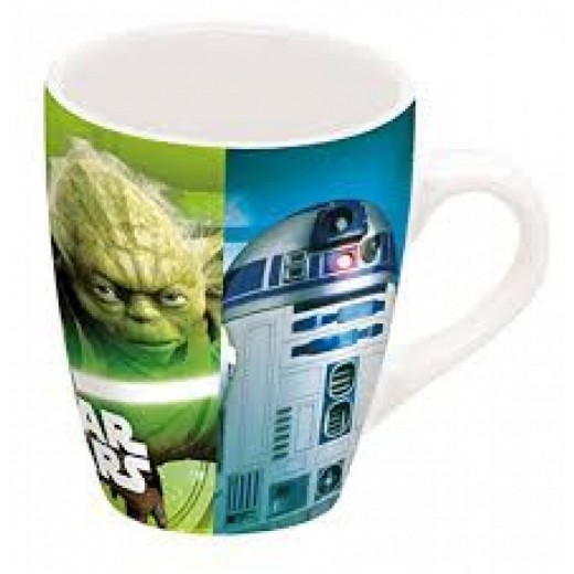 TAZA de Star Wars Yoda de porcelana Mug desayuno StarWars paratrooper r2-d2