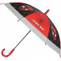 Paraguas de Spiderman automático negro y rojo infantil Spider man 43 cm