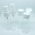 Set 4 botellas para viaje botes de plastico rellenables de avión spray envases