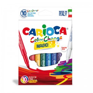 Carioca A52412390 - Pack de 10 rotuladores magicos colores