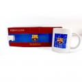 Taza del F.C Barcelona taza para desayuno de cerámica del Barça con Escudo