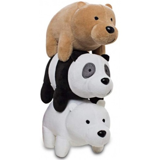 Trio de peluches de Somos osos We Bare bears 27 cm