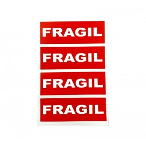 Pegatinas de Envio Frágil Rojo 20 etiquetas adhesivas fragil para paquetes