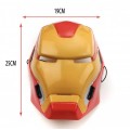 Mascara iron man para niño careta vengadores Iron-MAN super héroe Disfraz